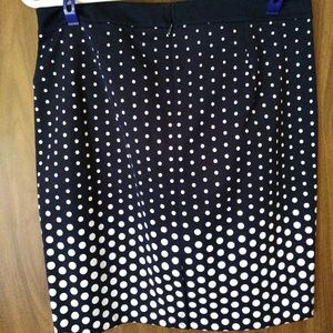 Tommy Hilfiger Navy/Polka Dot Skirt 8